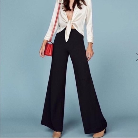 Reformation Pants - Reformation Sorrenti Pant in Black